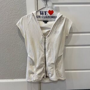 Armani Exchange White Short Sleeve Top